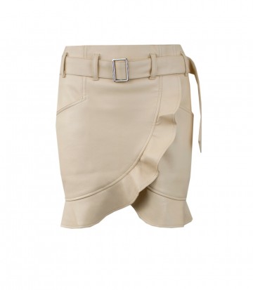 LOLA RUFFLE ROKJE ECRU