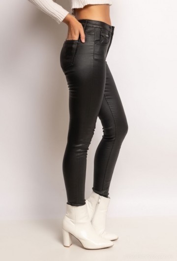 QUEEN HEARTS JEANS COATING MIDDLE WAIST