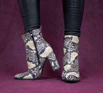 Snake Ankle Boots # Bij Marleen