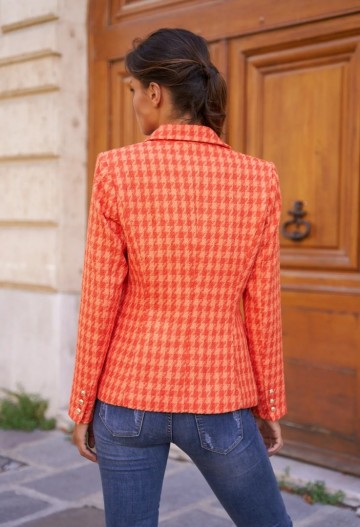 ATTENTIF BLAZER GERUIT ORANGE
