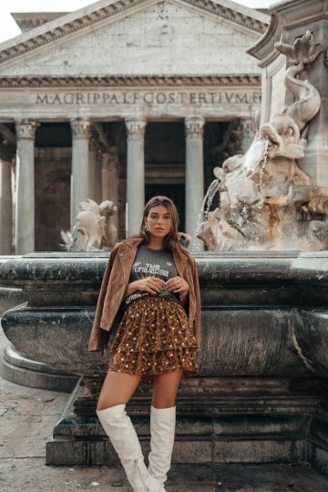COLOURFUL REBEL PAISLEY SKIRT