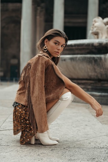 COLOURFUL REBEL PAISLEY SKIRT