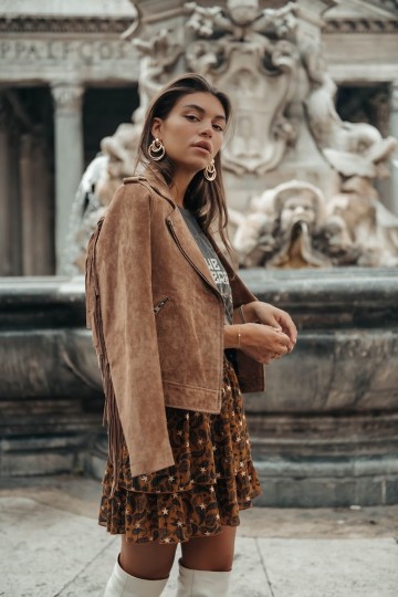 COLOURFUL REBEL PAISLEY SKIRT