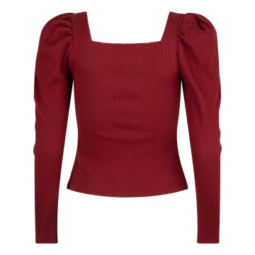 LOFTY MANNER TOP ABIGAIL RED