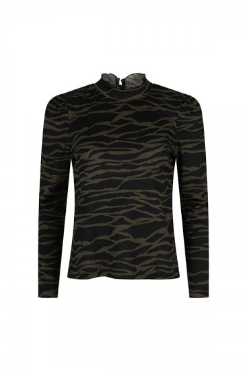 LOFTY MANNER TOP ILYA ZEBRA