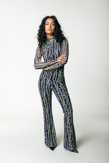 COLOURFUL REBEL BROEK TIE DYE