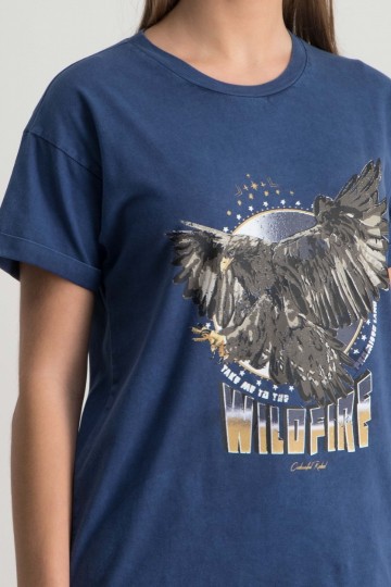 COLOURFUL REBEL T-SHIRT EAGLE