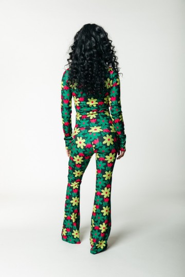 COLOURFUL REBEL TOP BIG FLOWER