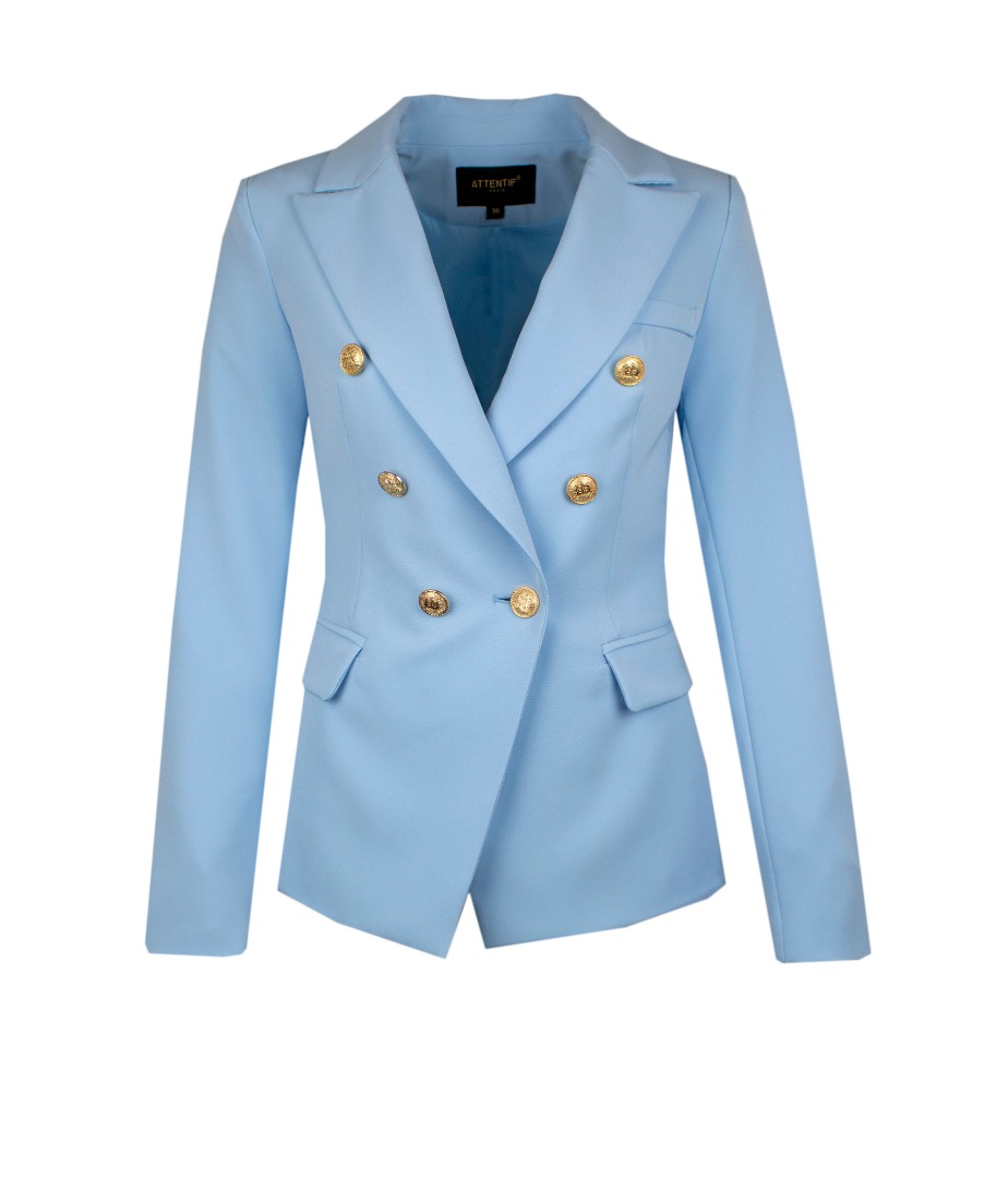 Lot draadloos Rationeel ATTENTIF PARIS BLAZER BABY BLUE - Hashtag Bij Marleen