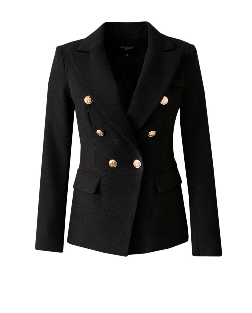 ATTENTIF PARIS BLAZER NEW BLACK - Hashtag Bij Marleen